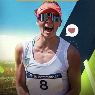 Мария Гнедчик - победительница трртьего этапа Кубка мира по современному пятиборью 