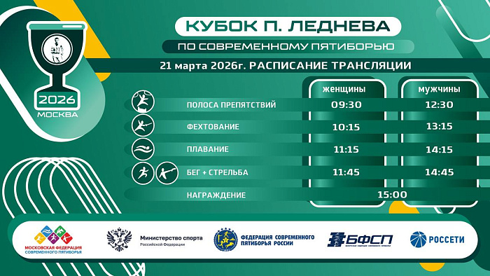 В финале III этапа Кубка Павла Леднева выступят шесть белорусов 