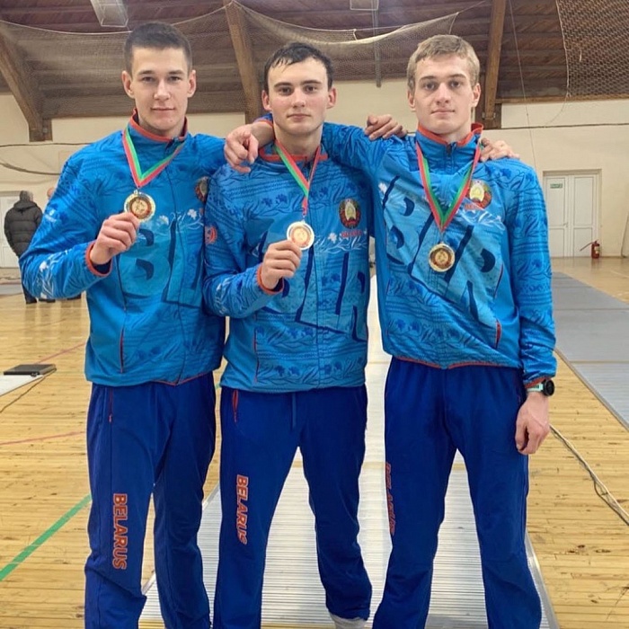 Пятиборцы завоевали пять медалей открытого первенства Республики Беларусь по фехтованию на шпагах среди юниоров и юниорок