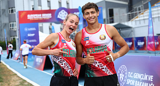 Belarusian Duo Uladzislau Melkaziorau and Mariya Gnedtchik Finish in Top Five in Mixed Relay at European Championships!